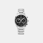 Pierre Lannier Monarck Men Quartz Black Dial Chronograph Stainless Steel Watch 233D131-2