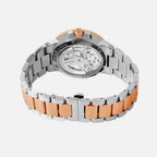 Men Automatic Gold Dial Multi-Function Stainless Steel Watch 234-M30305