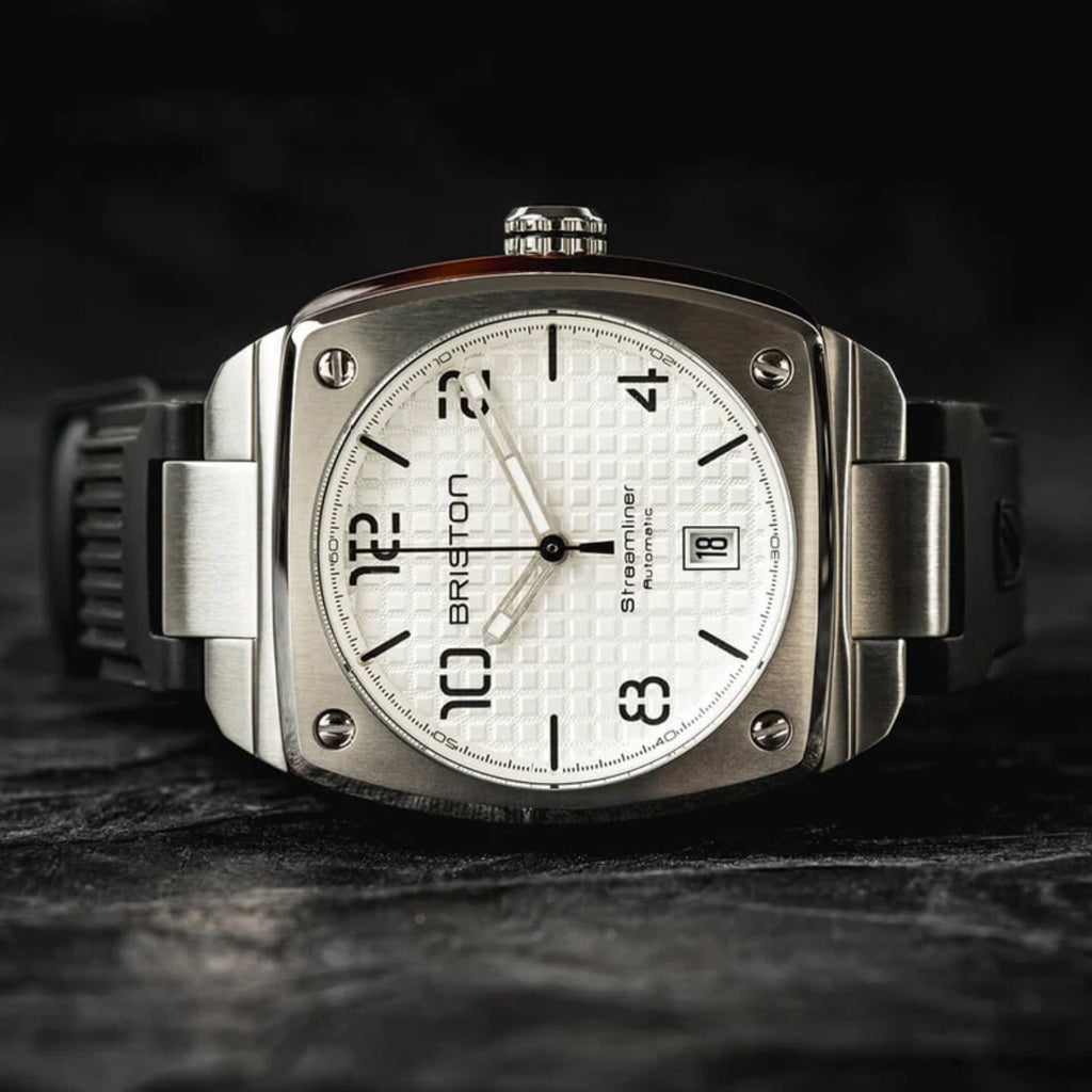 Briston Streamliner Urban Men Automatic White Dial Analog Rubber Watch 23640.S.T.2.RB-3