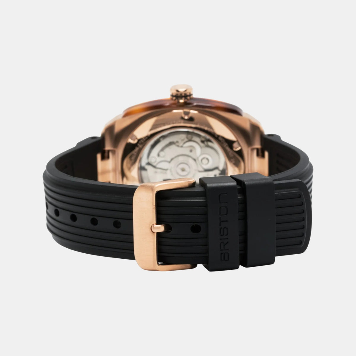 Streamliner Urban Hms Men Automatic Black Dial Analog Rubber Watch 23640.SPRG.T.1.RB