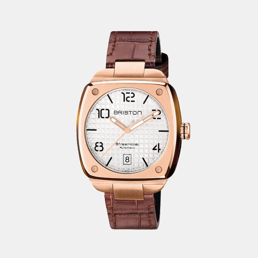 Briston Streamliner Urban Men Automatic White Dial Analog Leather Watch 23640.SPRG.T.2.LABR-1