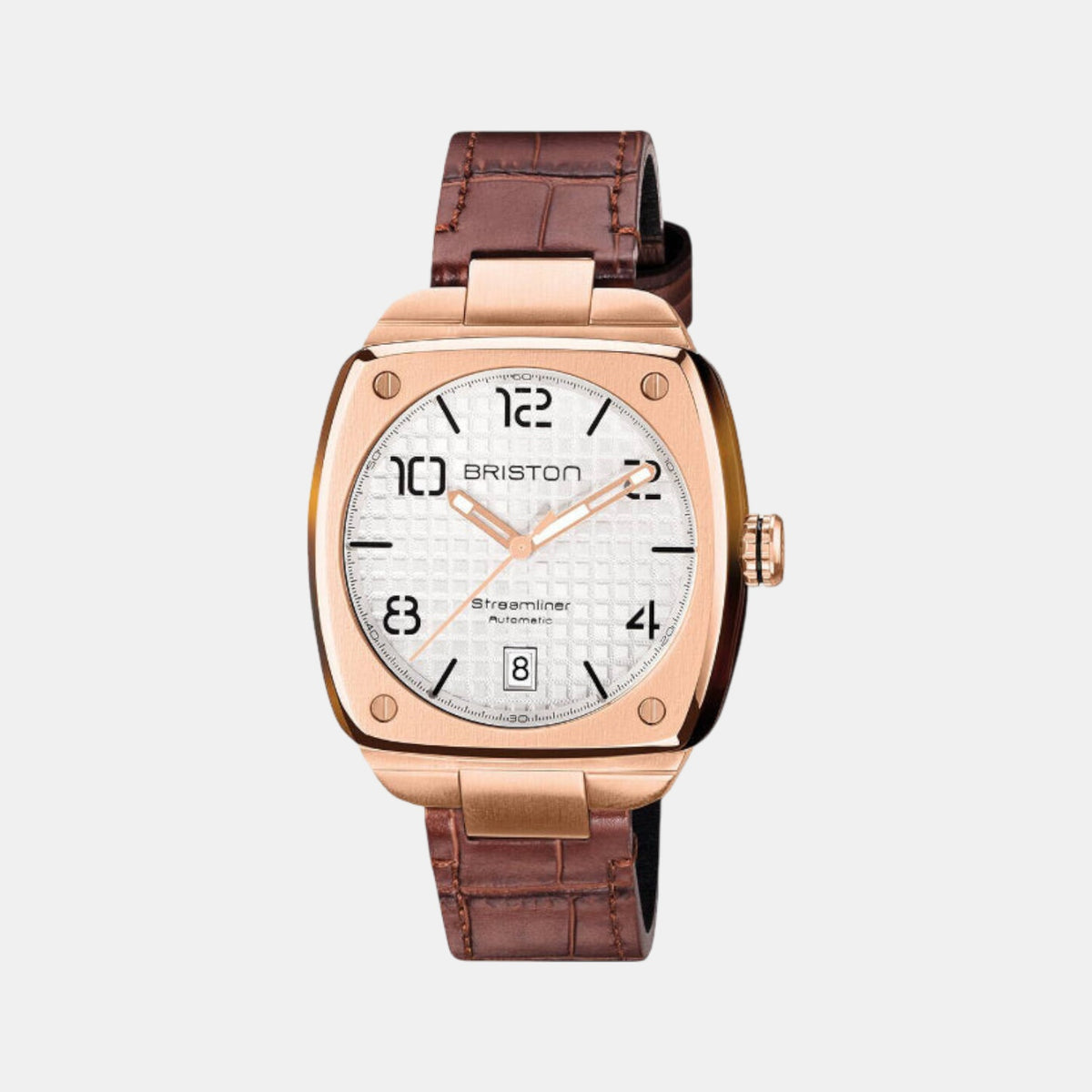 Streamliner Urban Men Automatic White Dial Analog Leather Watch 23640.Sprg.T.2.Labr