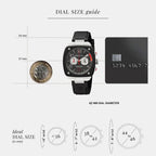 Streamliner Urban Men Quartz Black Dial Chronograph Rubber Watch 24142.SA.B.1.RB