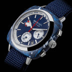 Men Quartz Blue Dial Analog NATO Watch 241542.SP.NB.15