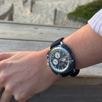 Men Quartz Blue Dial Analog NATO Watch 241542.SP.NB.15