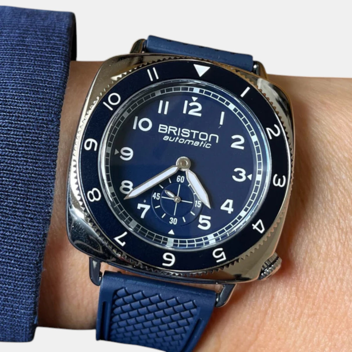Briston Unisex Automatic Navy Blue Dial Analog Stainless Steel Watch 241639.PS.L.15.FNB-3