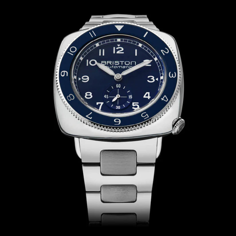 Briston Clubmaster Legend Men Automatic Navy Blue Dial Analog Stainless Steel Watch 241639.PS.L.15.SB-3
