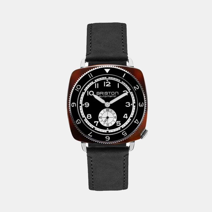Briston Clubmaster Legend Men Automatic Black Dial Analog Leather Watch 241639.SA.T.1W.CH-1