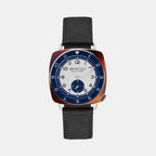 Clubmaster Legend Unisex Automatic Blue Dial Analog Leather Watch 241639.SA.T.2NV.CH