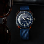 Clubmaster Legend Diver Men Automatic Navy Blue Dial Analog Rubber Watch 241740.SA.T.15.FNB