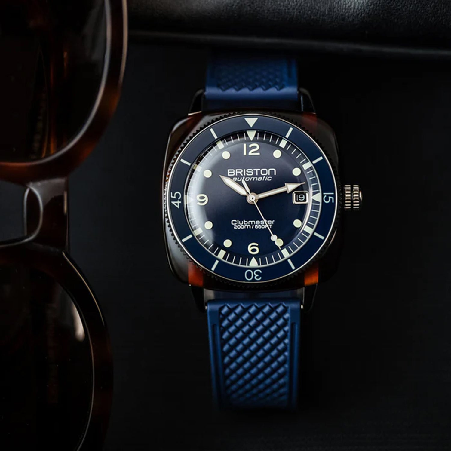 Clubmaster Legend Diver Men Automatic Navy Blue Dial Analog Rubber Watch 241740.SA.T.15.FNB