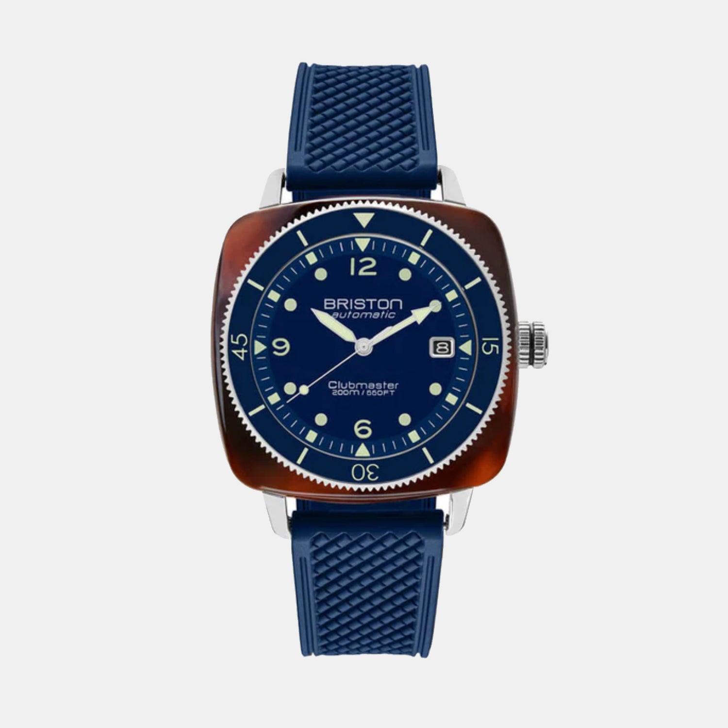 Clubmaster Lagend Diver Men Automatic Navy Blue Dial Analog Rubber Watch 241740.SA.T.15.FNB