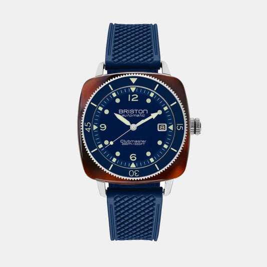 Clubmaster Lagend Diver Men Automatic Navy Blue Dial Analog Rubber Watch 241740.SA.T.15.FNB
