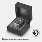 Maverick Men Quartz Green Dial Chronograph  Stainless Steel Watch 241946