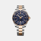 Maverick Men Quartz Blue Dial Analog  Stainless Steel Watch 241950