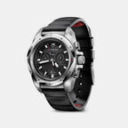 I.n.o.x. Men Quartz Black Dial Chronograph  Rubber Watch 241983