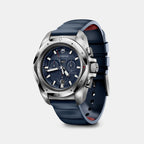 I.n.o.x. Men Quartz Blue Dial Chronograph  Rubber Watch 241984