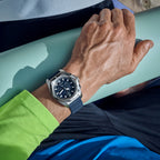 I.n.o.x. Men Quartz Blue Dial Chronograph  Rubber Watch 241984