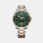 Maverick Men Quartz Green Dial Analog  Stainless Steel Watch 242008