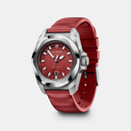 I.n.o.x Men Quartz Red Dial Analog  Rubber Watch 242029