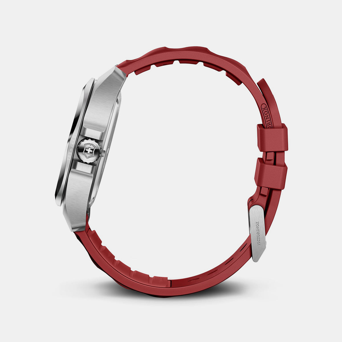 I.n.o.x Men Quartz Red Dial Analog  Rubber Watch 242029