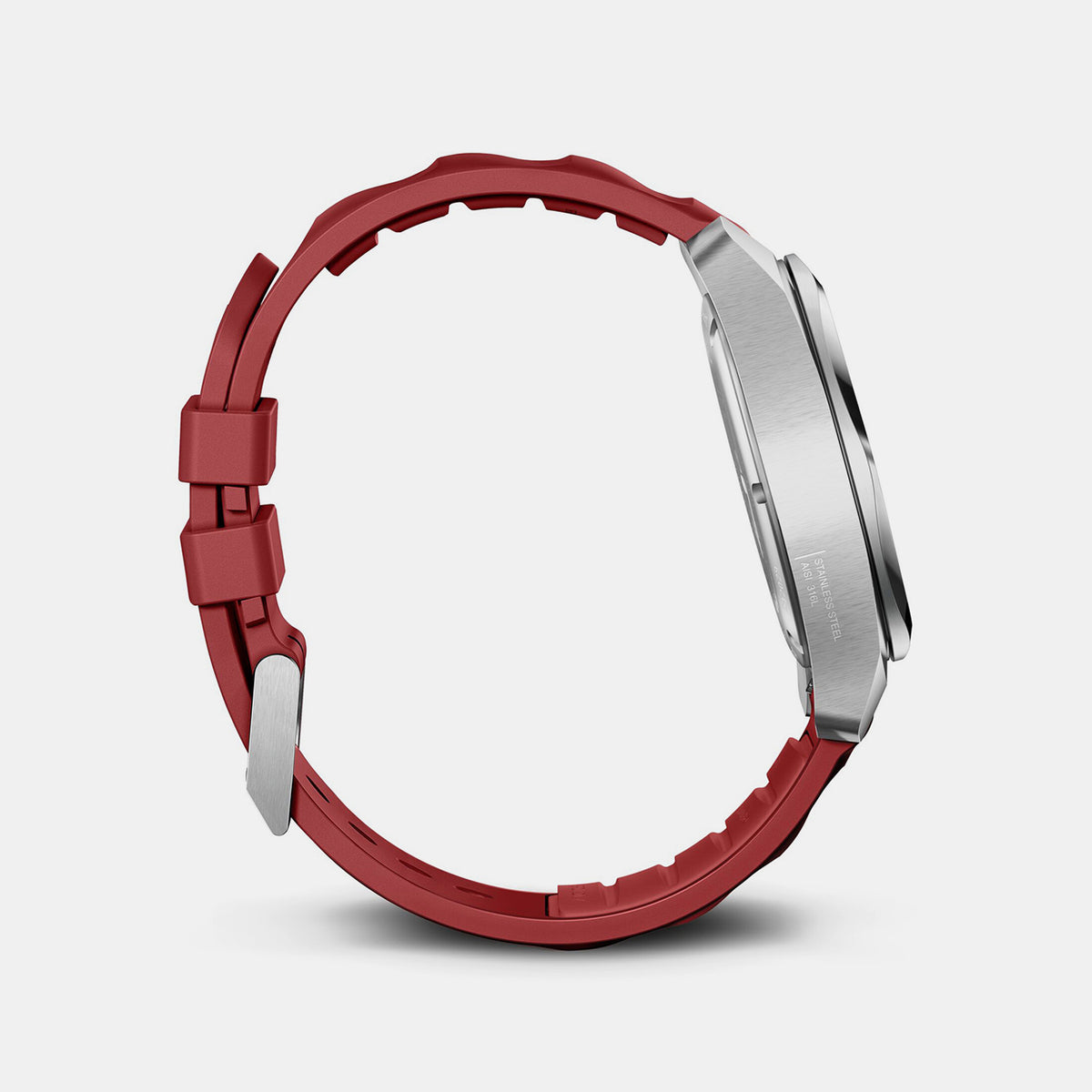 I.n.o.x Men Quartz Red Dial Analog  Rubber Watch 242029