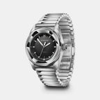 Concept One Men Mechanical Black Dial Analog  Stainless steel Watch 242059
