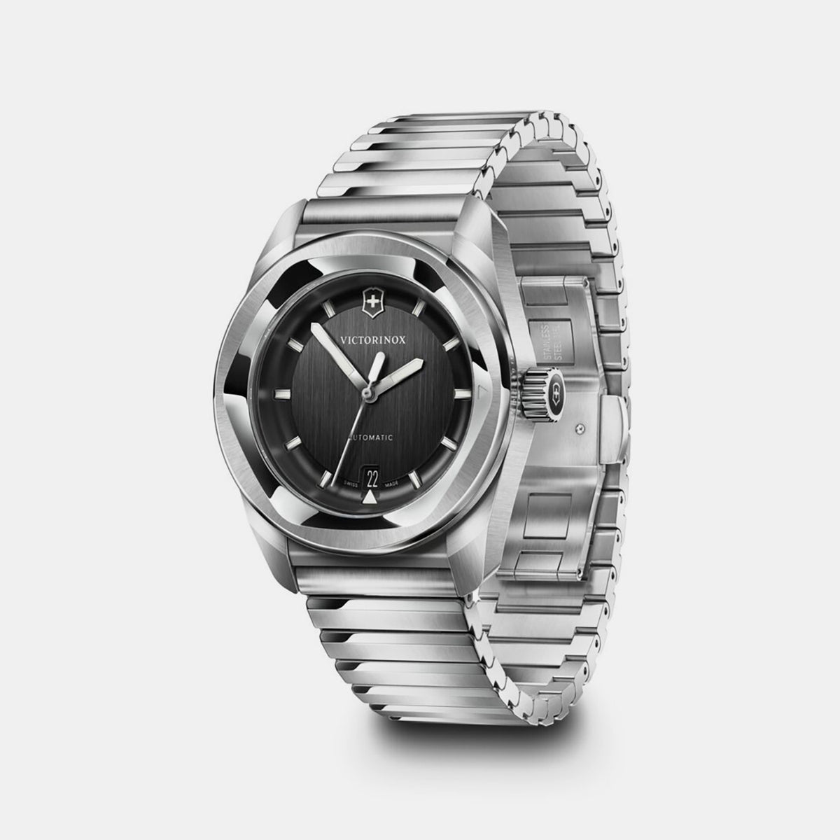 Concept One Men Mechanical Black Dial Analog  Stainless steel Watch 242059
