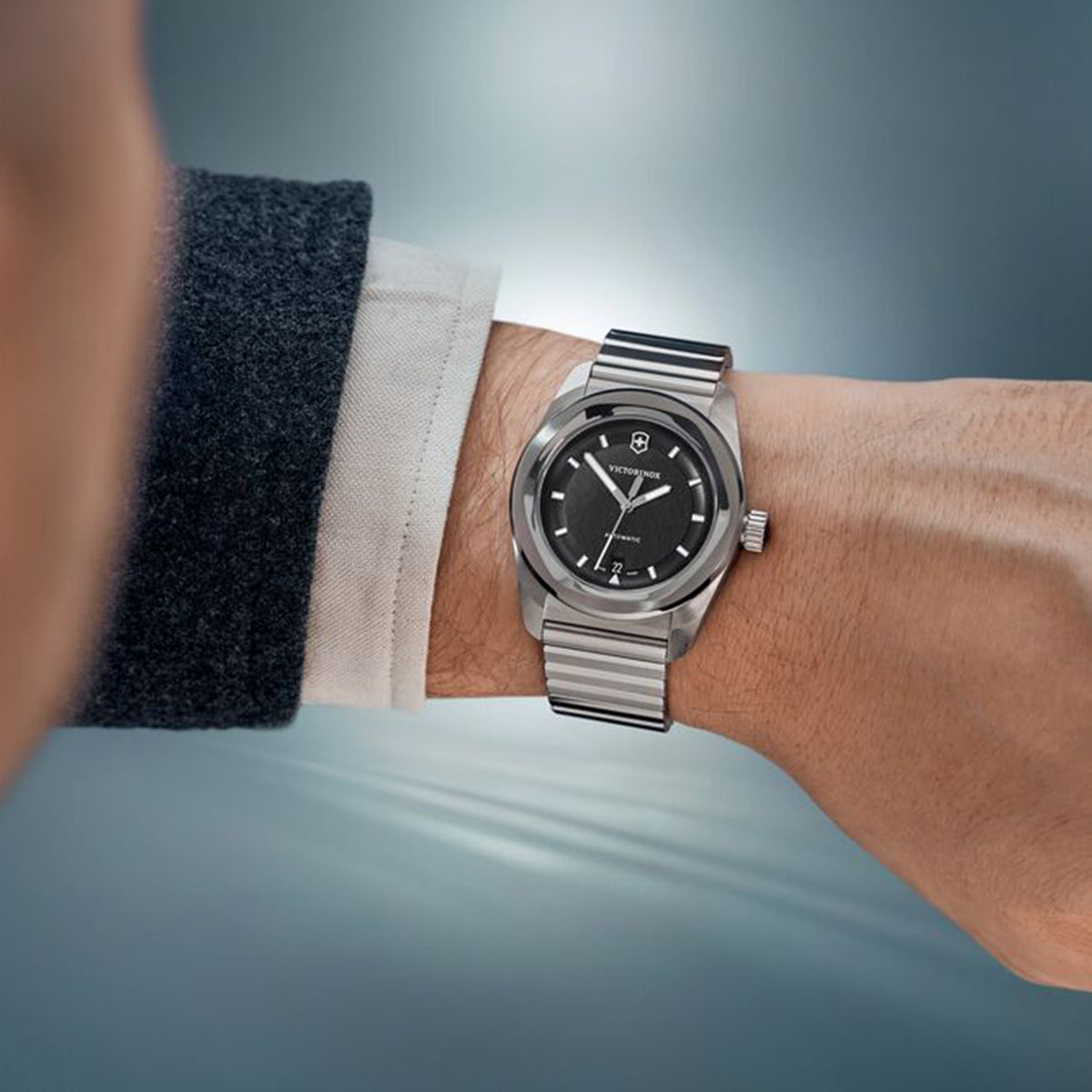 Concept One Men Mechanical Black Dial Analog  Stainless steel Watch 242059
