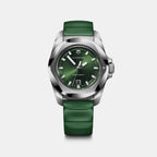 I.n.o.x. Men Quartz Green Dial Analog  Rubber Watch 242085