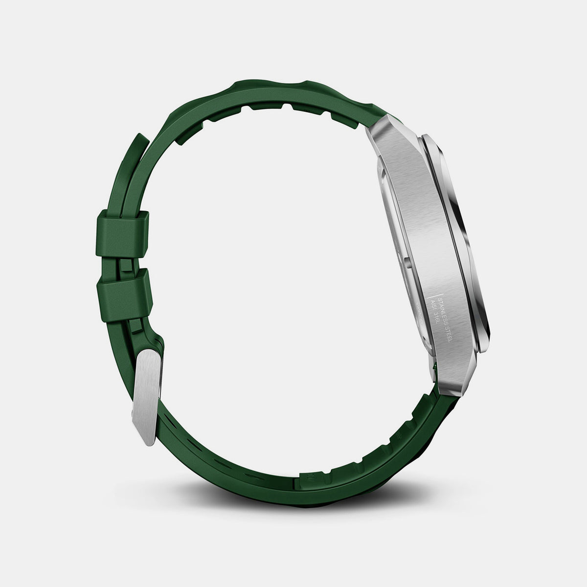 I.n.o.x. Men Quartz Green Dial Analog  Rubber Watch 242085