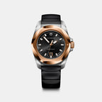 I.n.o.x. Men Quartz Black Dial Analog  Rubber Watch 242087