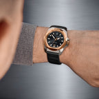 I.n.o.x. Men Quartz Black Dial Analog  Rubber Watch 242087