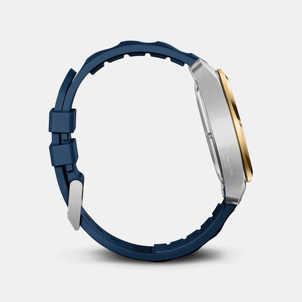 I.n.o.x. Men Quartz Blue Dial Analog  Rubber Watch 242088