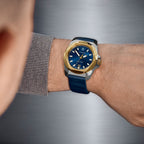 I.n.o.x. Men Quartz Blue Dial Analog  Rubber Watch 242088
