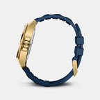 I.n.o.x. Men Quartz Blue Dial Analog  Rubber Watch 242090