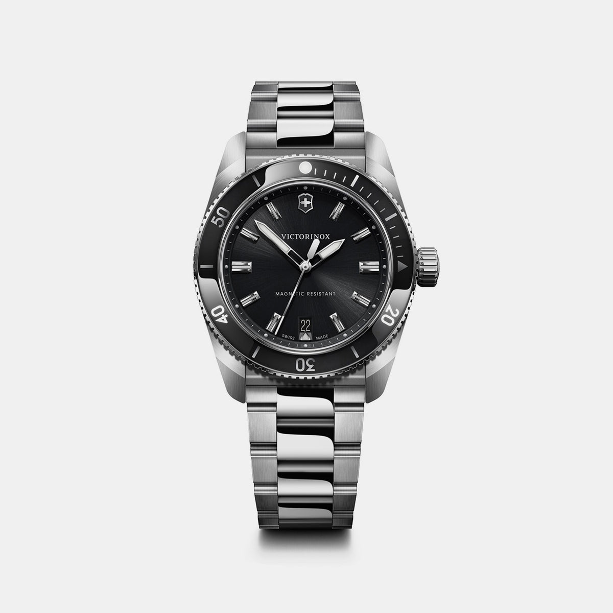 Maverick Men Quartz Black Dial Analog  Stainless steel Watch 242097