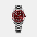 Maverick Men Quartz Red Dial Analog  Stainless steel Watch 242098
