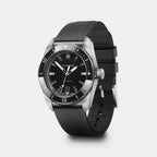 Maverick Men Mechanical Black Dial Analog  Rubber Watch 242104