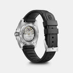 Maverick Men Mechanical Black Dial Analog  Rubber Watch 242104