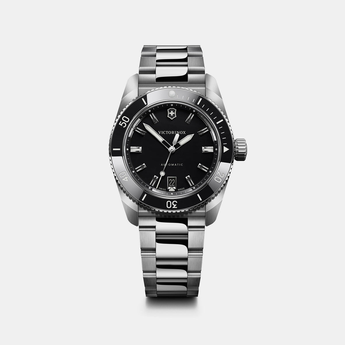 Maverick Men Mechanical Black Dial Analog  Stainless steel Watch 242105