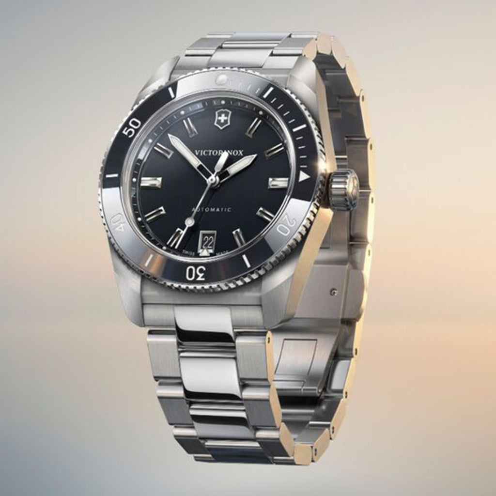 Maverick Men Mechanical Black Dial Analog  Stainless steel Watch 242105