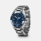 Maverick Men Mechanical Blue Dial Analog  Stainless steel Watch 242106