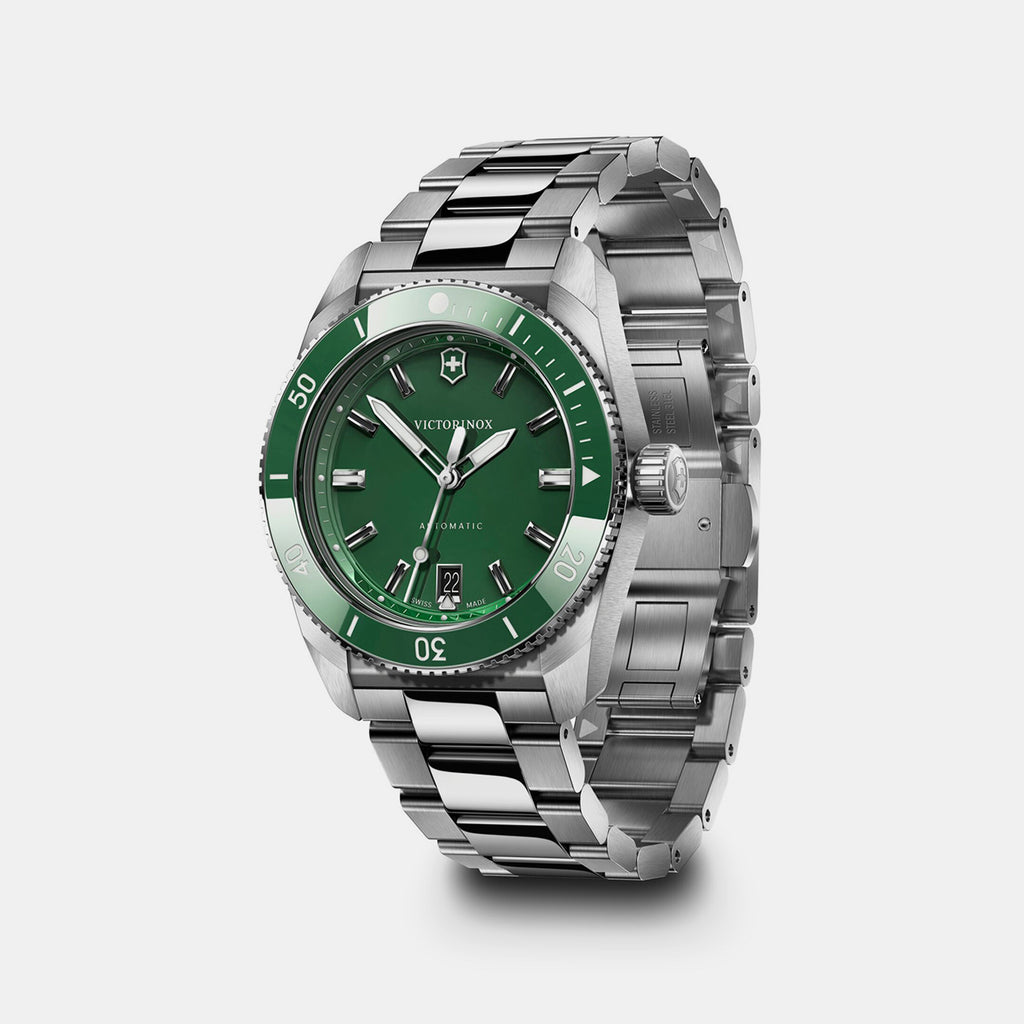 Maverick Men Mechanical Green Dial Analog  Stainless steel Watch 242107
