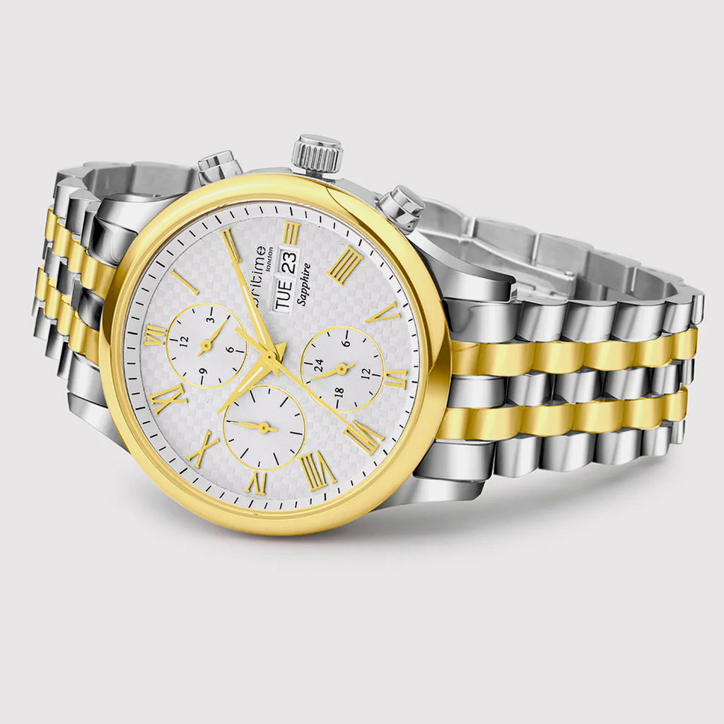 Imperion Men Automatic Silver Dial Analog Stainless Steel Watch 247-M11404