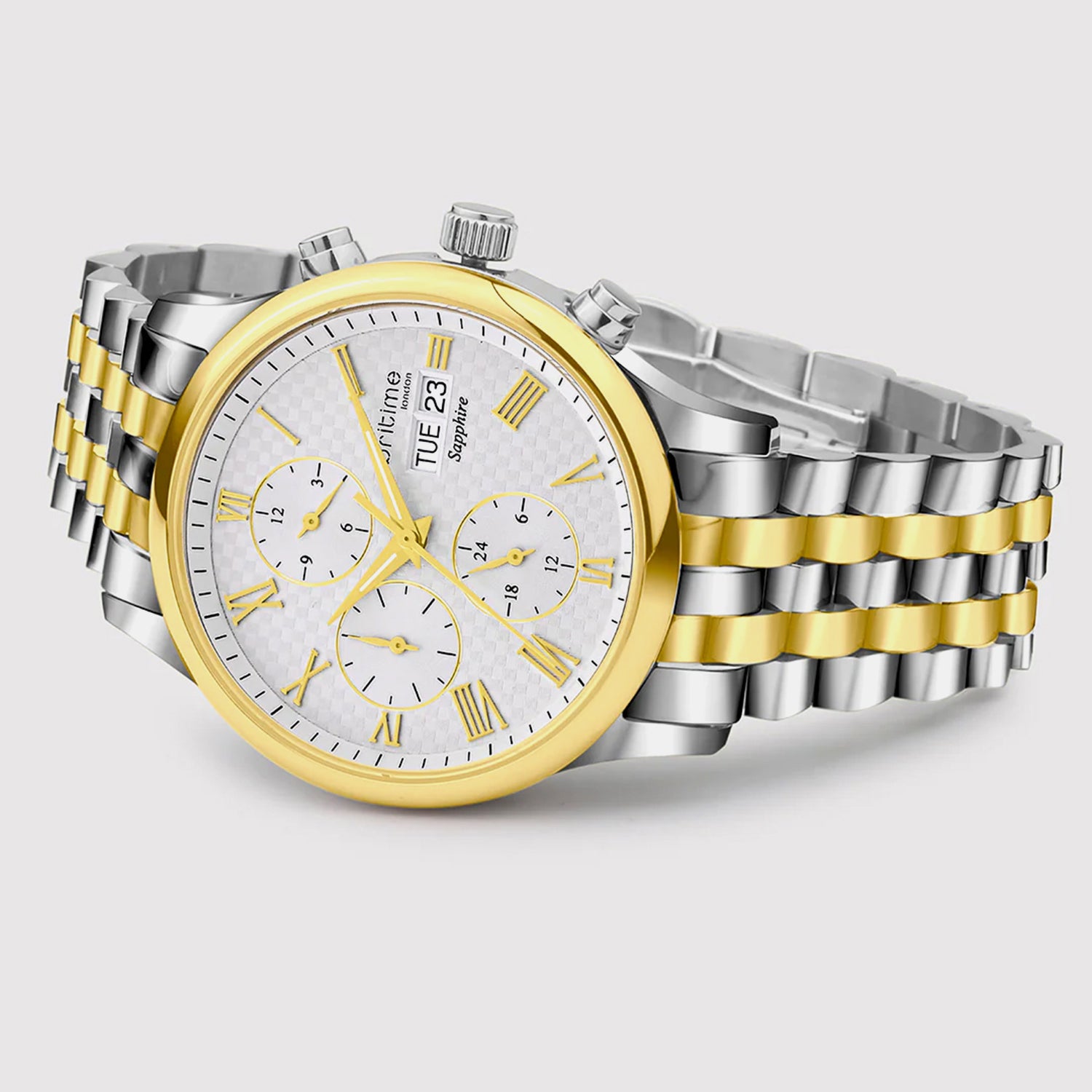 Imperion Men Automatic Silver Dial Analog Stainless Steel Watch 247-M11404