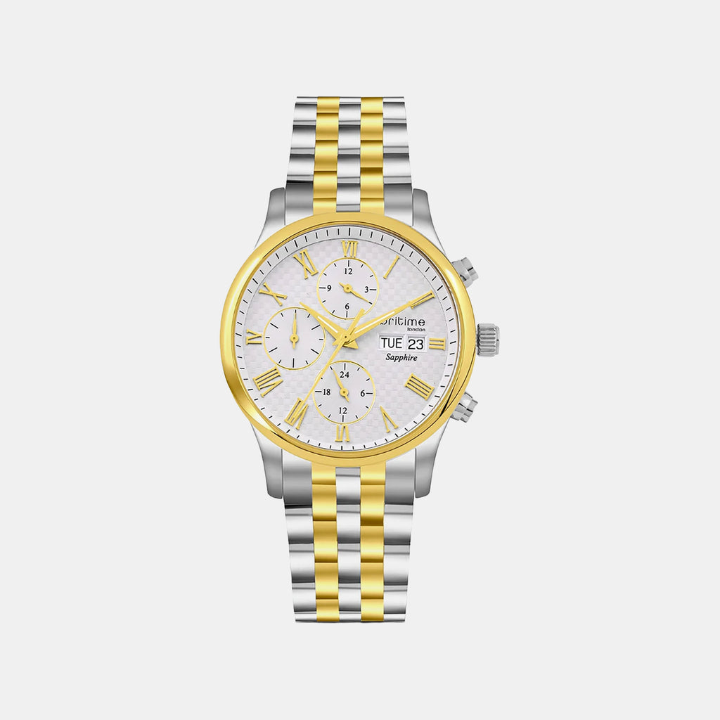 Imperion Men Automatic Silver Dial Analog Stainless Steel Watch 247-M11404