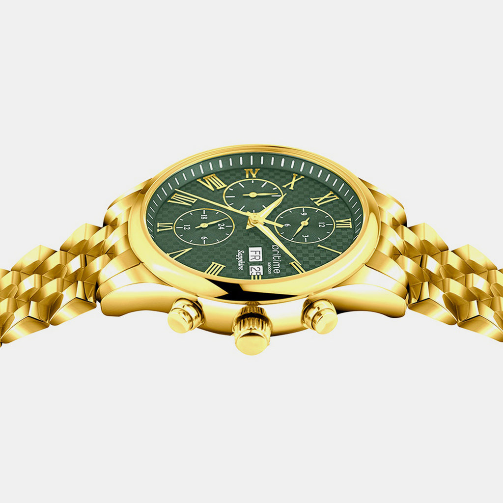 Imperion Men Automatic Green Dial Analog Stainless Steel Watch 247-M21402