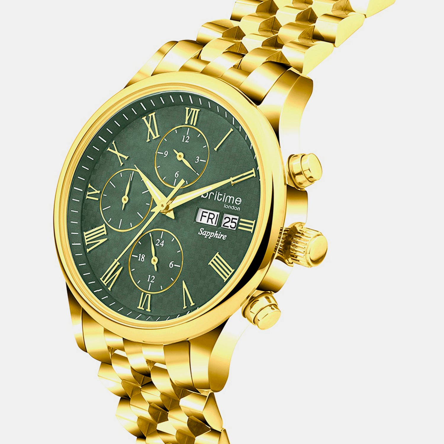 Imperion Men Automatic Green Dial Analog Stainless Steel Watch 247-M21402