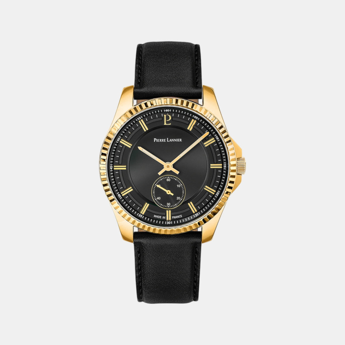 Metropolitain Men Quartz Black Dial Analog Leather Watch 247H033